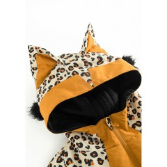 WeeDo CHEETADO Leopard Black Schneeanzuge Черный зимний комбинезон ЧЕТАДО с леопардовым принтом