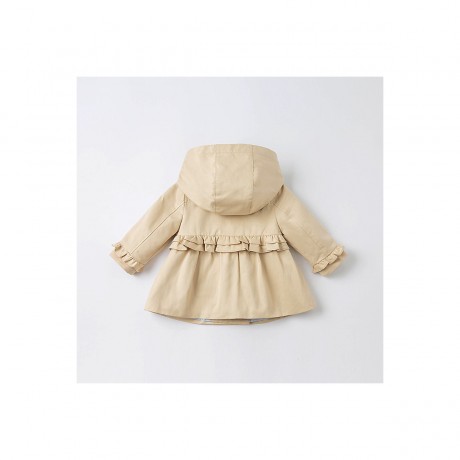 Dave  Bella Eleganter Trenchcoat mit Kapuze fur Madchen Элегантный тренч с капюшоном для девочки
