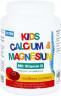 NEW NORDIC Kids Calcium & Magnesium Кидс Витамины с Кальцием, Магнием и D3 для детей от 3 лет, со вкусом ягод, 180 жевательных таблеток x 2 банки