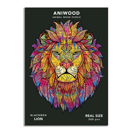 ANIWOOD Holz-Puzzle Lowe L (200 Teile) Деревянный пазл Lowe L (200 деталей)