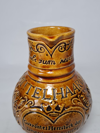 Mittel Haardt Кувшин для вина с фактурным рисунком, 500 мл, 16 x 12 см, Германия, 1960-70гг.