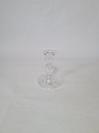 Подсвечник хрустальный винтажный Lead Crystal Echt Bleikristal, 11 x 7,5 см, Германия, 1960-70гг.