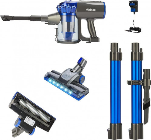 OSOTEK OSOTEK Akku-Hand-und Stielstaubsauger, 150,00 W, Beutellos, 22,2V 150W 3-in-1 Akku Staubsauger Kabellos Stielstaubsauger, kompakt  Беспроводной ручной и стержневой пылесос OSOTEK, 150,00 Вт, без мешка, 22,2 В, 150 Вт Беспроводной пылесос 3-в-1, бес