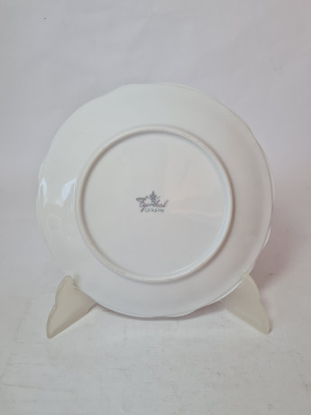 Тарелки декоративные винтажные gerthal Collette, фарфор с изображением позовзки с лошадьми, 2 шт х 20 x 2 см, Германия, 1960-70гг.