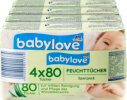 babylove Влажные салфетки, 320 шт
