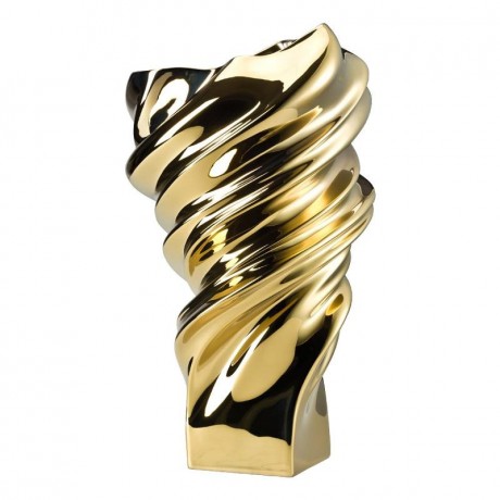Rosenthal studio-line Rosenthal studio-line Squall Vase Gold titanisiert 32 cm Ваза Rosenthal studio-line Squall с золотым титановым покрытием 32 см