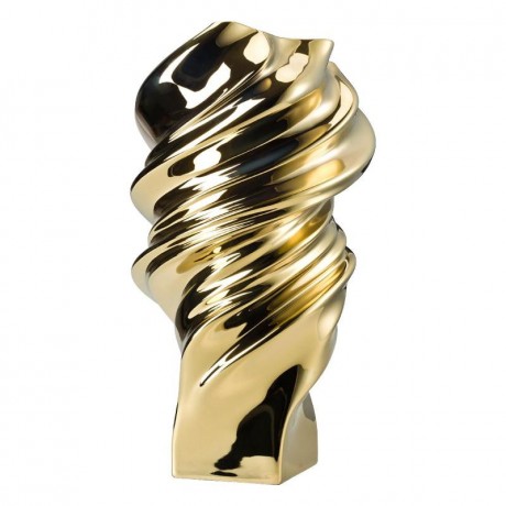 Rosenthal studio-line Rosenthal studio-line Squall Vase Gold titanisiert 32 cm Ваза Rosenthal studio-line Squall с золотым титановым покрытием 32 см