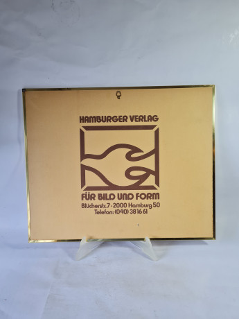 Картина винтажная "Вид на Арль" Винсент Ван Гог, золотистая рама, 43 x 35 см, Германия, 1960-70гг.