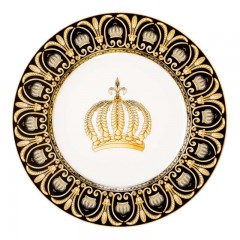 Tettau Tettau Rondo / Liane Pompoos Black Speiseteller 27 cm Tettau Rondo / Liane Pomp??s Черная тарелка 27 см