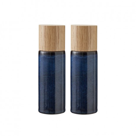 Bitz Bitz Gastro dark blue Salzmuhle & Pfeffermuhle Set 2-tlg. d: 5 cm / h: 16,7 cm Набор мельниц для соли и перца Bitz Gastro темно-синий 2 шт. д: 5 см / ч: 16,7 см