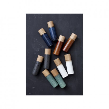 Bitz Bitz Gastro dark blue Salzmuhle & Pfeffermuhle Set 2-tlg. d: 5 cm / h: 16,7 cm Набор мельниц для соли и перца Bitz Gastro темно-синий 2 шт. д: 5 см / ч: 16,7 см