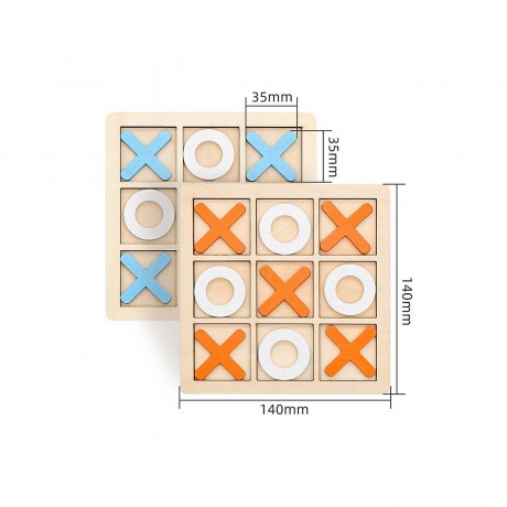 Hocan Tic-Tac-Toe Brettspiel-Bausteinspielzeug fur die fruhe Bildung von Kindern Настольная игра крестики-нолики