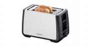 Cloer Cloer King-Size-Toaster 3569 edelstahl/schwarz, 1.000 Watt, fur 2 XXL-Toastscheiben  edelstahl/schwarz Тостер Cloer king-size 3569 нержавеющая сталь/черный, 1000 Вт, на 2 тоста размера XXL