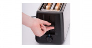 Cloer Cloer King-Size-Toaster 3569 edelstahl/schwarz, 1.000 Watt, fur 2 XXL-Toastscheiben  edelstahl/schwarz Тостер Cloer king-size 3569 нержавеющая сталь/черный, 1000 Вт, на 2 тоста размера XXL