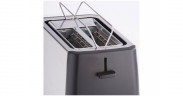 Cloer Cloer King-Size-Toaster 3569 edelstahl/schwarz, 1.000 Watt, fur 2 XXL-Toastscheiben  edelstahl/schwarz Тостер Cloer king-size 3569 нержавеющая сталь/черный, 1000 Вт, на 2 тоста размера XXL