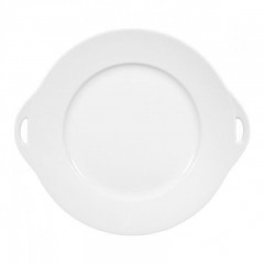 Seltmann Weiden Seltmann Weiden Rondo / Liane Weiss Kuchenplatte mit Griff 30x27 cm Seltmann Weiden Rondo / Liane Weiss Тарелка для торта с ручкой 30x27 см