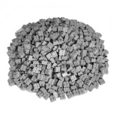 LEGO LEGO 2x2 Steine Hellgrau - 50 Stuck - Light bluish grey bricks 3003 Кирпичи LEGO 2x2 светло-серые - 50 штук - Светло-голубовато-серые кирпичи 3003