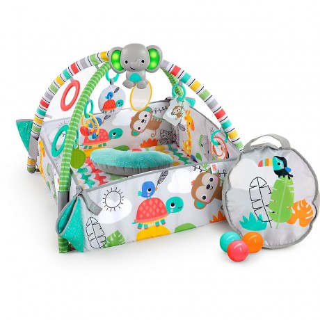 Bright Starts 5-in-1 Your Way Ball Play Totally Tropical Spieldecke und Ballebad 5-в-1 Your Way Ball Play Totally Tropical игровой коврик и бассейн с шариками