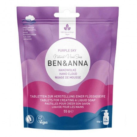 Ben  Anna Purple Sky Handwolke Seifentabletten  Purple Sky мыльные таблетки для рук