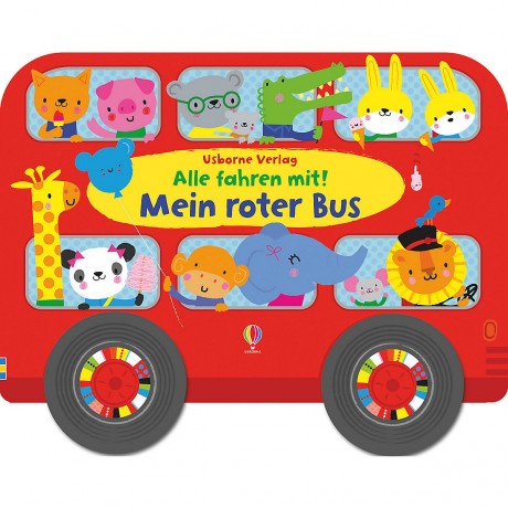 Usborne Verlag Alle fahren mit! Mein roter Bus Все катаются! мой красный автобус