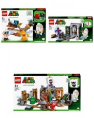 LEGO Super Mario 3er Set: 71397 Luigi’s Mansion: Labor und Schreckweg - Erweiterungsset + 71399 Luigi’s Mansion: Eingang - Erweiterungsset + 71401 Luigi’s Mansion: Gruseliges Versteckspiel - Набор «Супер Марио» из 3 предметов: 71397 Особняк Луиджи: Лабора
