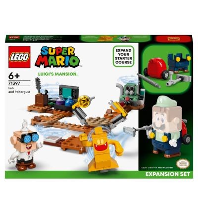 LEGO Super Mario 3er Set: 71397 Luigi’s Mansion: Labor und Schreckweg - Erweiterungsset + 71399 Luigi’s Mansion: Eingang - Erweiterungsset + 71401 Luigi’s Mansion: Gruseliges Versteckspiel - Набор «Супер Марио» из 3 предметов: 71397 Особняк Луиджи: Лабора