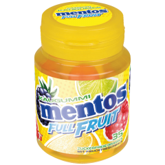 Mentos Gum Full Fruit Dose Мятное драже с фруктовым вкусом 70г