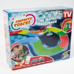 FANTASTIC TRACKS Mega Set mit 9 Autos Autorennbahn Rennstrecke Мега-набор с автогоночной трассой на 9 автомобилей