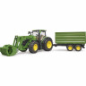 Bruder BRUDER Traktor John Deere mit Anhanger 1:16 Трактор BRUDER John Deere с прицепом 1:16