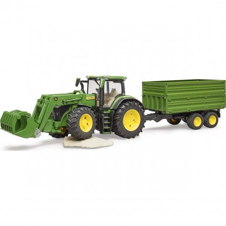 Bruder BRUDER Traktor John Deere mit Anhanger 1:16 Трактор BRUDER John Deere с прицепом 1:16