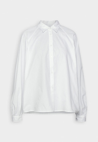 Tommy Hilfiger CO SOLID RAGLAN Button-down blouse optic white CO SOLID RAGLAN Блузка на пуговицах оптический белый