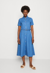 Tommy Hilfiger FLARE DRESS EMMY Denim dress blue denim ПЛАТЬЕ EMMY Джинсовое платье синий деним