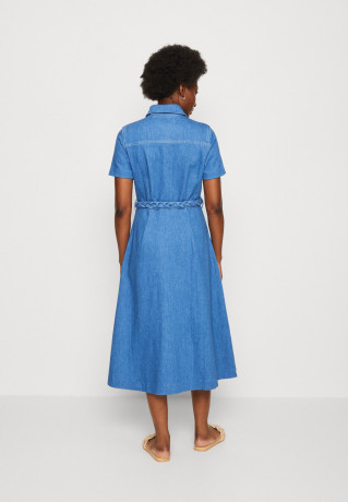 Tommy Hilfiger FLARE DRESS EMMY Denim dress blue denim ПЛАТЬЕ EMMY Джинсовое платье синий деним