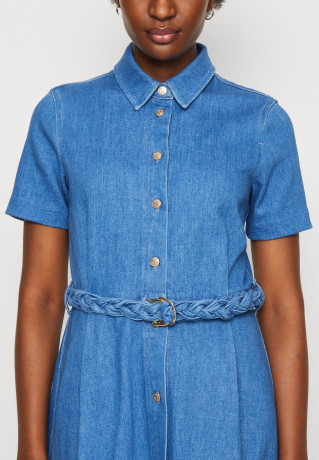 Tommy Hilfiger FLARE DRESS EMMY Denim dress blue denim ПЛАТЬЕ EMMY Джинсовое платье синий деним