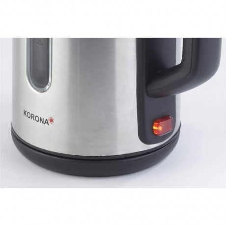 KORONA KORONA Wasserkocher Edelstahl-Wasslerkocher 20350, 1,7 l, 2200 W, Edelstahl, 2200 W, 360 Grad drehbar, 1,7 Liter, Uberhitzungsschutz  Чайник KORONA чайник нержавеющая сталь 20350, 1,7 л, 2200 Вт, нержавеющая сталь, 2200 Вт, поворот на 360 градусов,