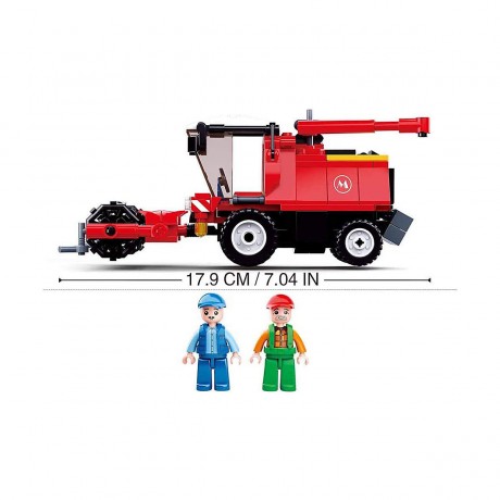 Sluban Klemmbausteine Mahdrescher (211 Teile) Зерноуборочный комбайн (211 шт.)