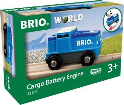 BRIO Blaue Batterie Frachtlok Синий аккумуляторный грузовой локомотив