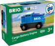 BRIO Blaue Batterie Frachtlok Синий аккумуляторный грузовой локомотив