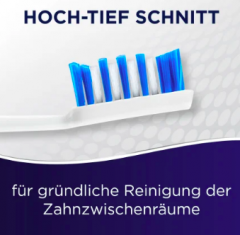 Dr. Best  Zahnbürste Classic Hoch-Tief mittel, 1 St, Зубная щётка  глубокой очистки, средней жёсткости, ТЕМНО-СИНЯЯ, 1 шт.