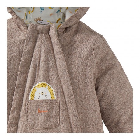 bornino Flanelloverall Igel Фланелевый комбинезон ёжик