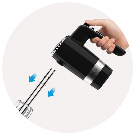 MooSoo MooSoo Handmixer HM226 in Schwarz, 300 W  Ручной миксер MooSoo HM226 черного цвета, 300 Вт