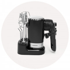 MooSoo MooSoo Handmixer HM226 in Schwarz, 300 W  Ручной миксер MooSoo HM226 черного цвета, 300 Вт