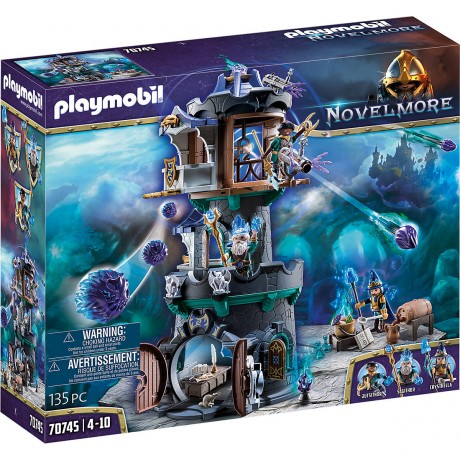PLAYMOBIL 2er Set: 70745 Violet Vale Zaubererturm + 70749 Violet Vale Magier der Lufte Набор из 2 предметов: 70745 Башня волшебника Аметистовой долины + 70749 Маг воздуха Аметистовой долины.