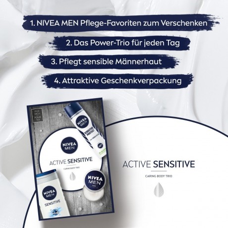 Nivea Active Sensitive Geschenkset Подарочный набор Active Sensitive