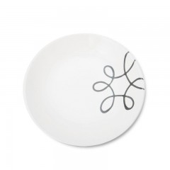 Gmundner Keramik Gmundner Keramik Pur Geflammt Grau Suppenteller Cup d: 20 cm / h: 4,4 cm Серая суповая тарелка Gmundner Ceramics Pure Flamed d: 20 см / высота: 4,4 см