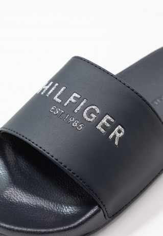 Tommy Hilfiger GLITTER POOL SLIDE Mules desert sky GLITTER POOL SLIDE Мюли небо пустыни