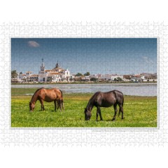 CALVENDO Puzzle CALVENDO Puzzle Emotionale Momente: El Rocio – Spaniens weltberuhmter Wallfahrtsort. Пазл CALVENDO Puzzle Эмоциональные моменты: Эль-Росио – всемирно известное место паломничества в Испании.