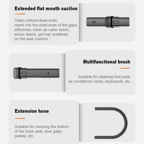 DOPWii DOPWii Akku-Handstaubsauger Akku-Handstaubsauger,10000Pa Kabellos Autostaubsauger mit Hepa-Filter, beutellos, Drahtloses Handheld Schwarz Беспроводной ручной пылесос DOPWii, беспроводной ручной пылесос, беспроводной автомобильный пылесос 10000 Па с