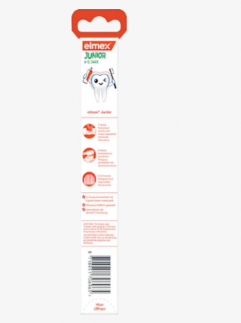 elmex Zahnburste Junior weich, Детская мягкая зубная щетка для 6-12 лет, цвет в ассортименте без выбора