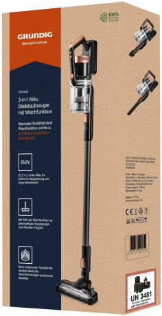 Grundig Grundig Akku-Hand-und Stielstaubsauger VCP 5030, beutellos  Беспроводной ручной пылесос Grundig VCP 5030, без мешка